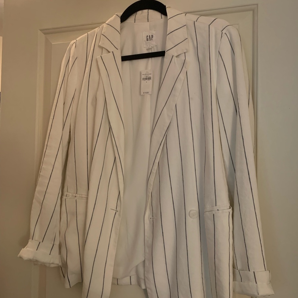 Gap pinstripe blazer